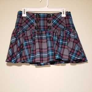 Candie's Plaid Mini Skirt